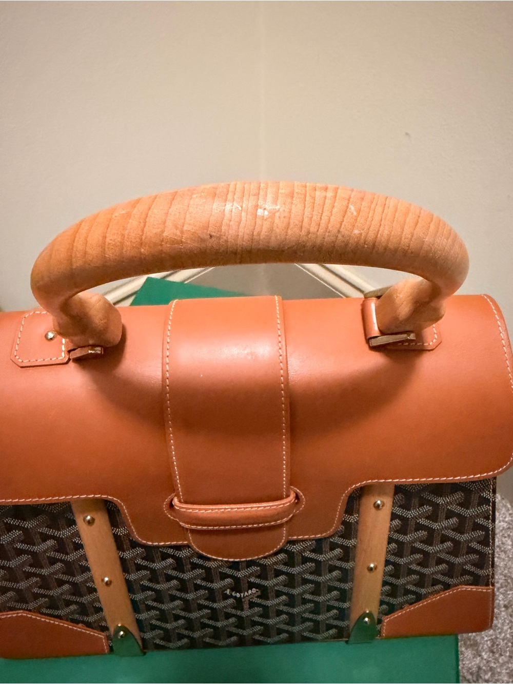 Goyard Saigon MM in Brown Black Tan 2020 - Picture 6 of 17